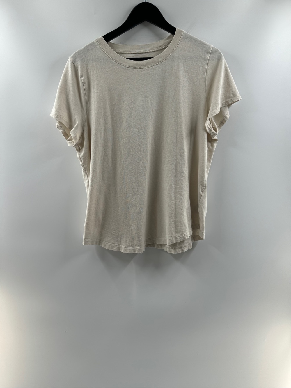 Madewell Softfade Cotton Tee Cream Lightweight T-Shirt Women's XL